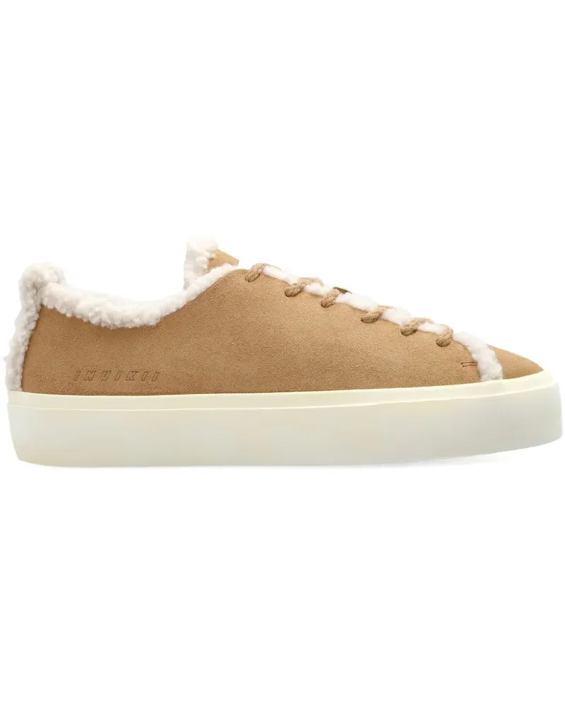INUIKII Sneakers mit Shearling-Besatz - Braun Braun