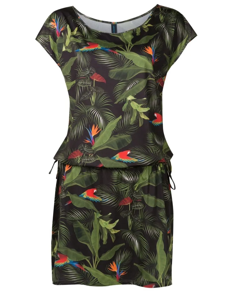 Lygia & Nanny Shiva Kleid mit botanischem Print - Grün Grün
