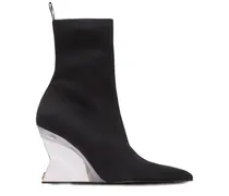 Stiefel mit spitzer Kappe - Schwarz