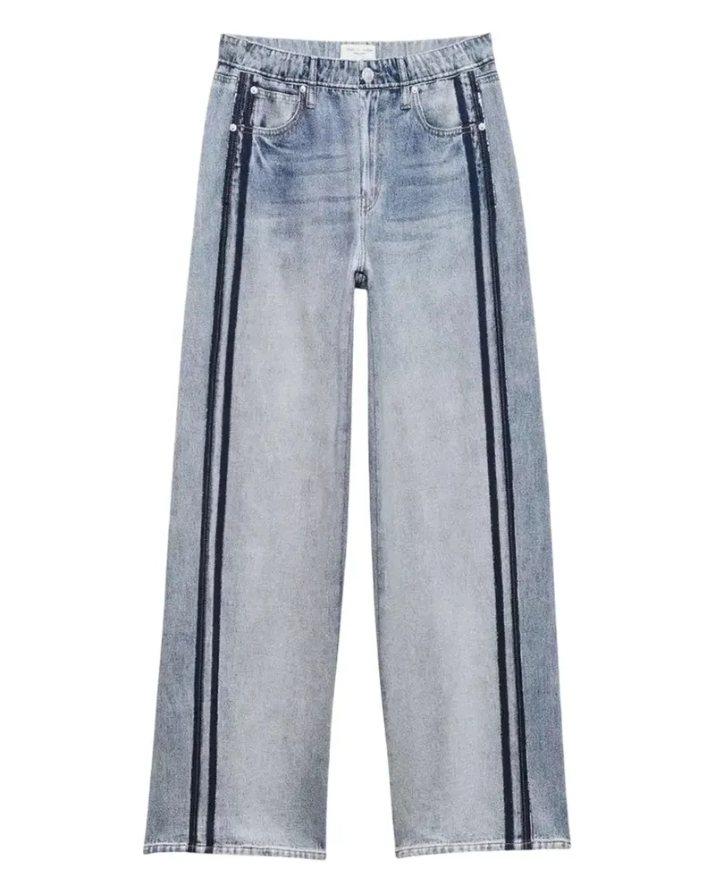 Rag & Bone Miramar Terry Jeans mit Seitenstreifen - Blau Blau