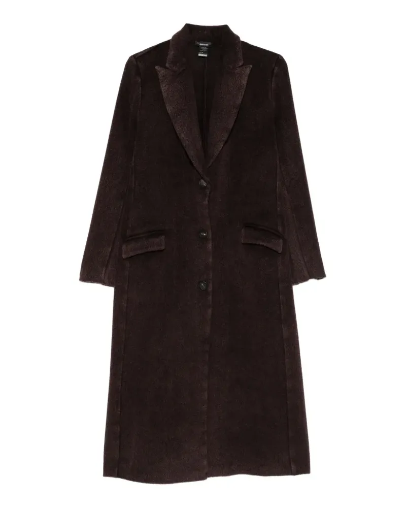 Avant Toi single-breasted notched-lapels coat - Braun Braun