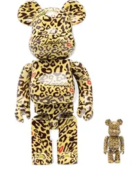 Medicom Toy Amplifier BE@RBRICK 100% und 400% Figuren-Set Gelb