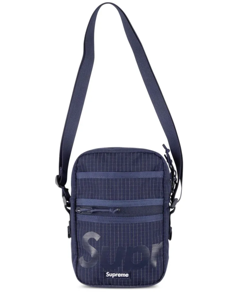 Supreme Being Schultertasche mit Logo-Print - Blau Blau