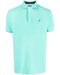 Hackett Poloshirt aus Pikee mit Logo Grün