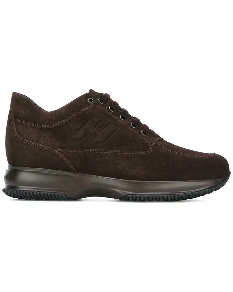 Hogan Sneakers mit Logo-Prägung - Braun Braun