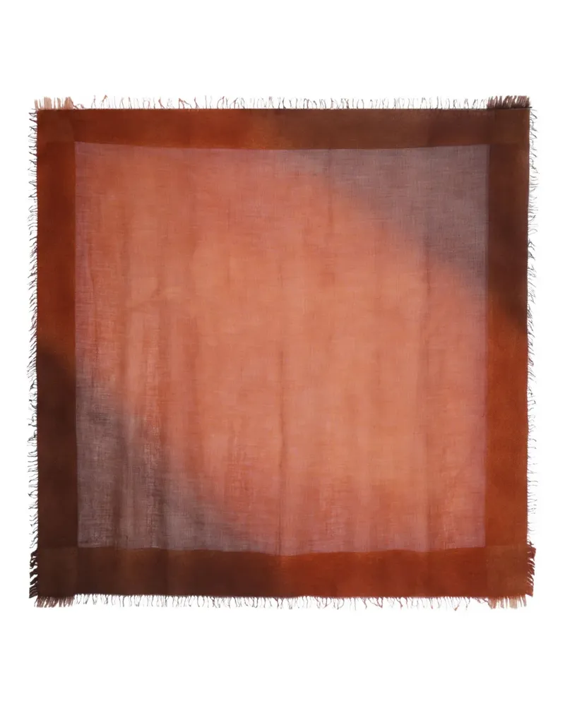Faliero Sarti Schal mit Fransen - Orange Orange