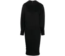 Minikleid mit Rollkragen - Schwarz