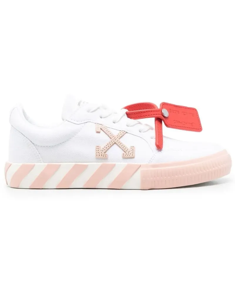 OFF-WHITE Vulcanised Low-top Sneakers - WHITE POWDER White