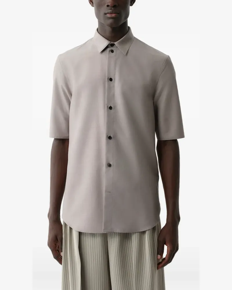 Calvin Klein Kurzärmeliges Hemd - Grau Grau