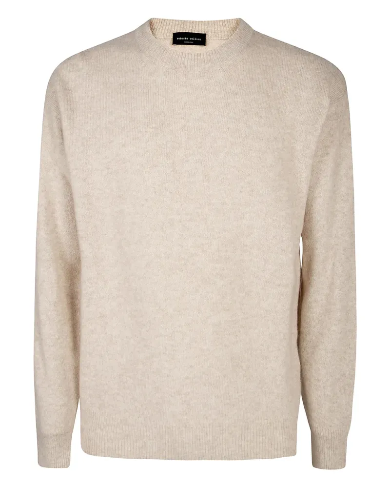 Roberto Collina Pullover mit Rundhalsausschnitt - Nude Nude