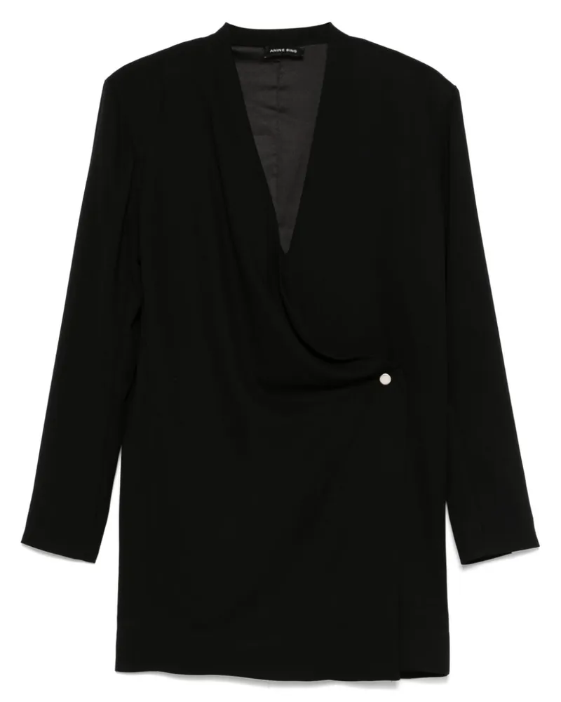 Anine Bing Venice Minikleid - Schwarz Schwarz