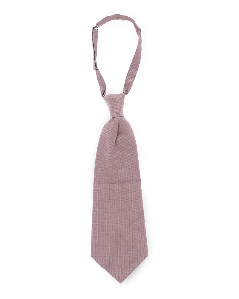Corneliani checked silk ascot tie - Violett Violett
