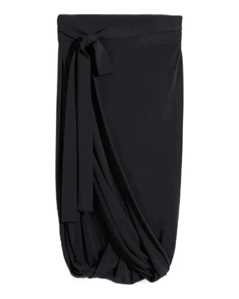 Christophe Lemaire wrap skirt - Schwarz Schwarz