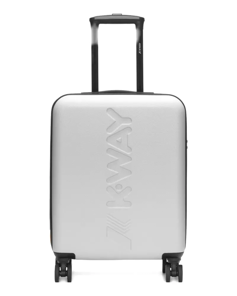 K-Way Kleiner Rollkoffer mit Prägung - Grau Grau