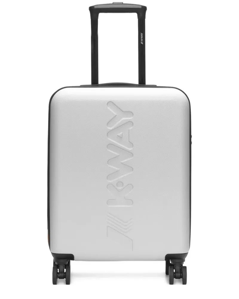 K-Way Kleiner Rollkoffer mit Prägung - Grau Grau