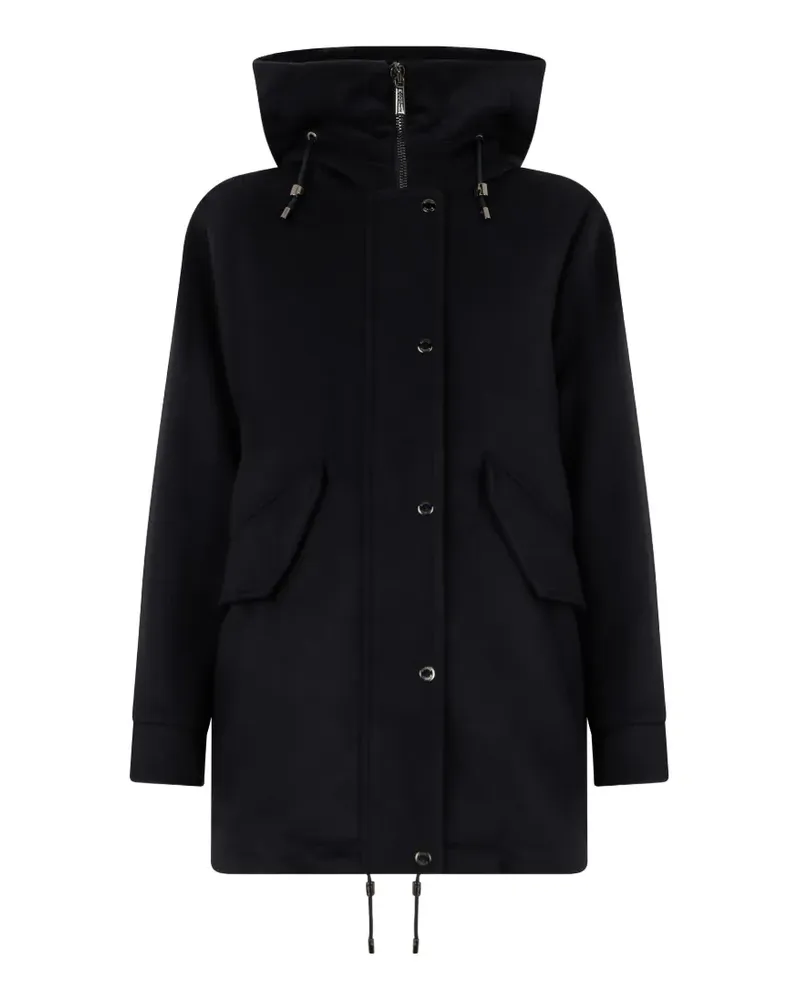 MOORER Keilale hooded-drawstring parka coat - Blau Blau