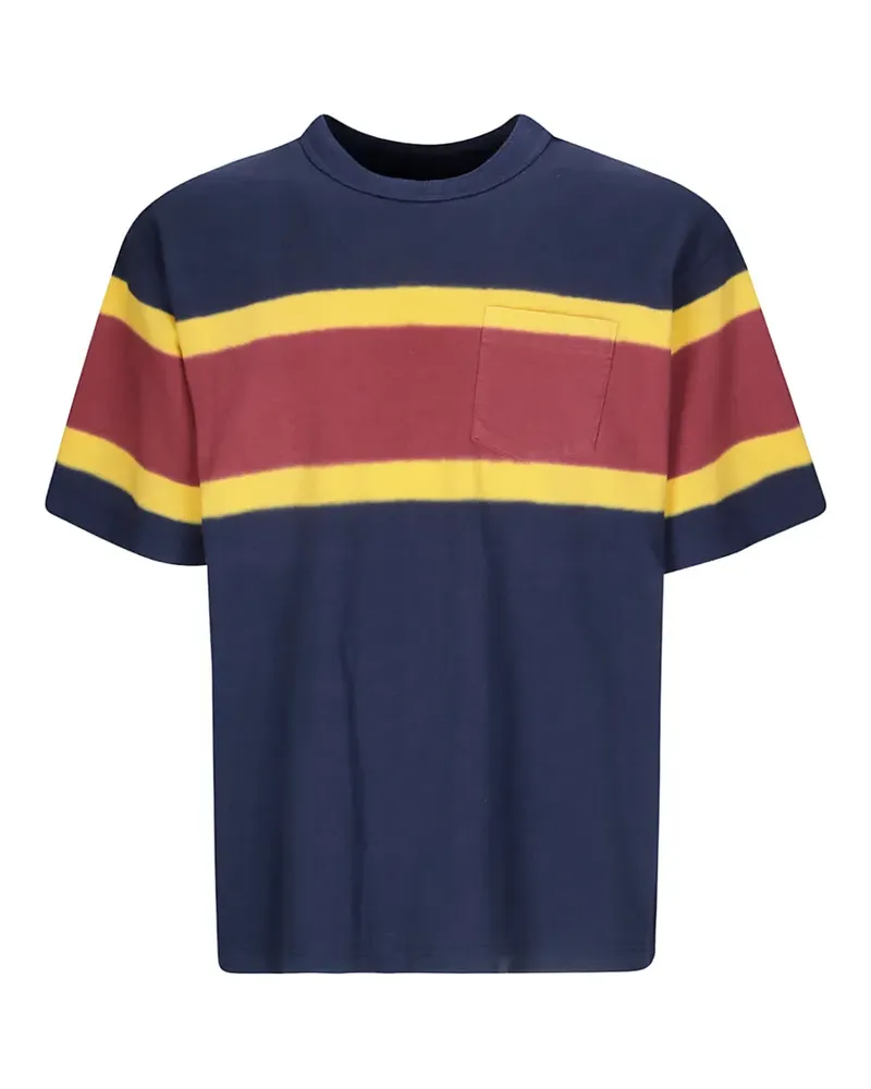 Sacai Chusen-gefärbtes T-Shirt - Blau Blau