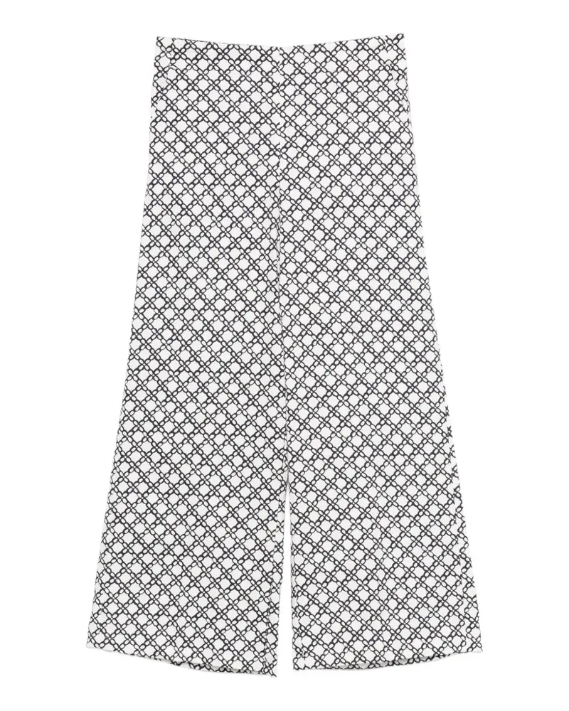 MARELLA patterned trousers - Weiß Weiß
