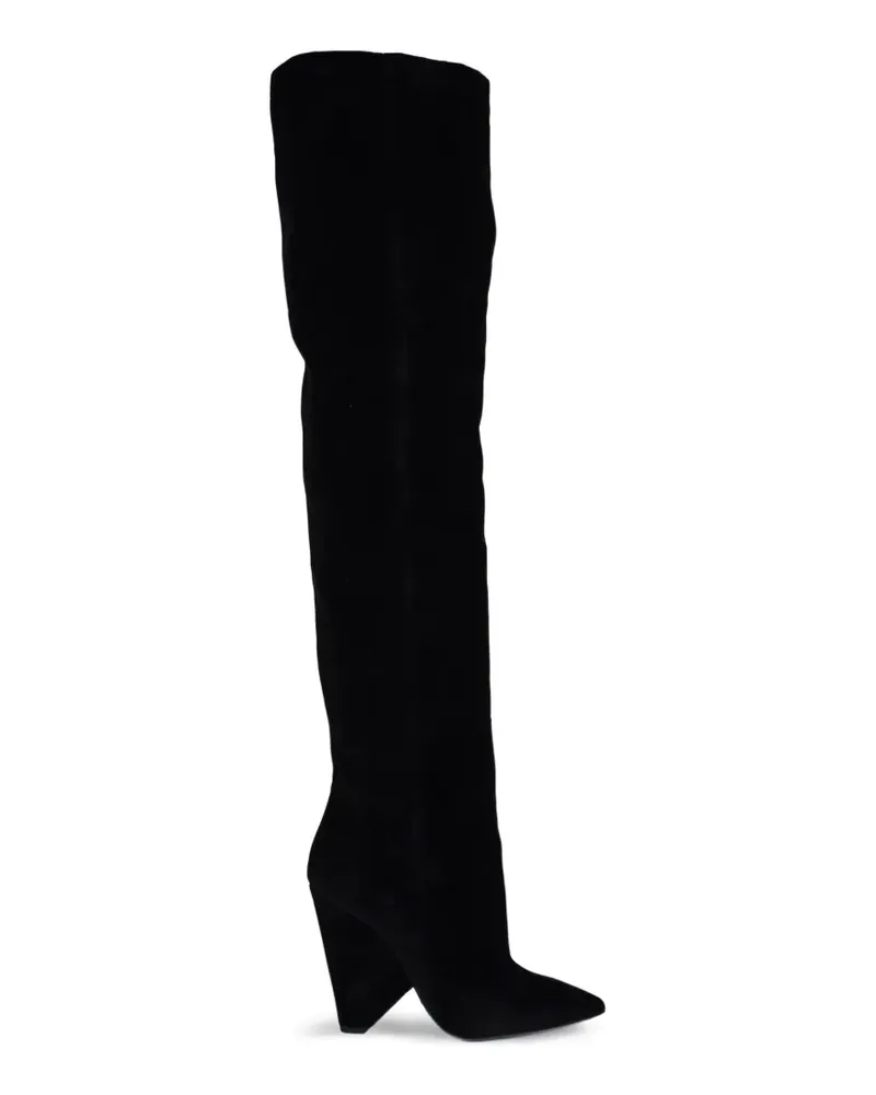 Saint Laurent Niki Stiefel - Schwarz Schwarz