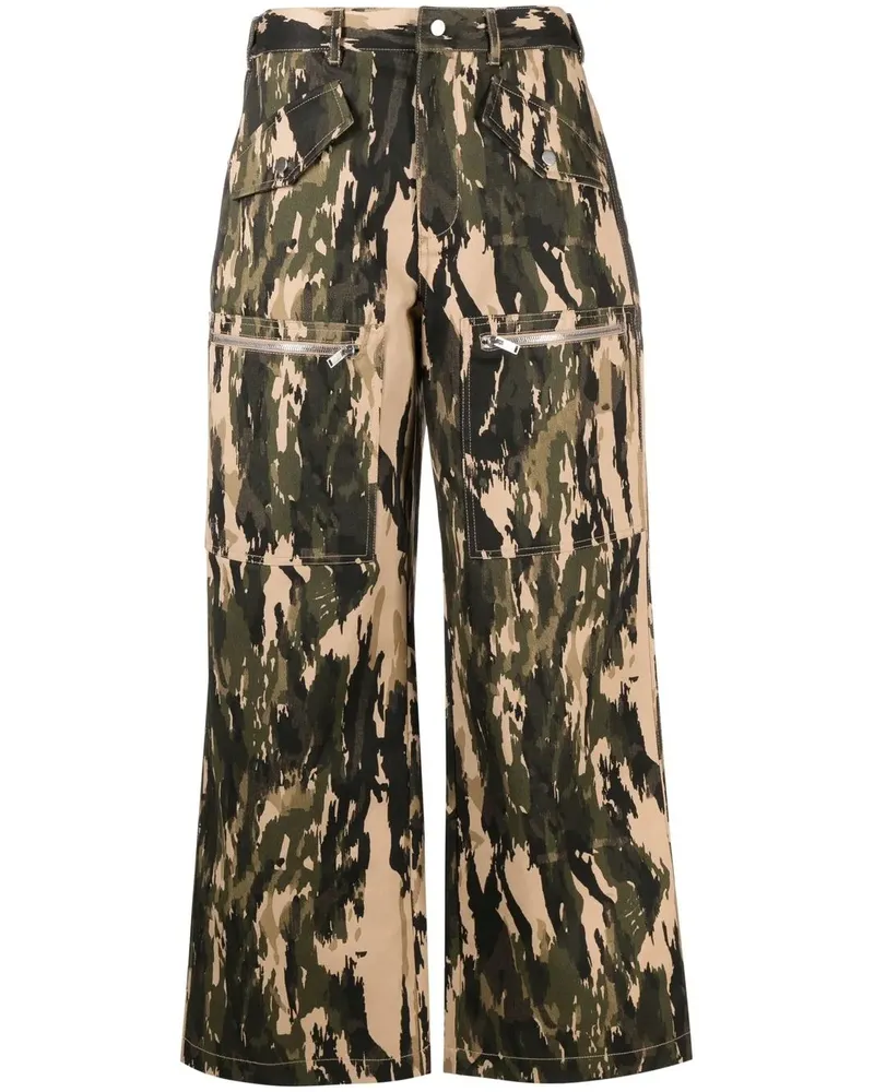 Dion Lee Hose mit Taschen - Grün Grün