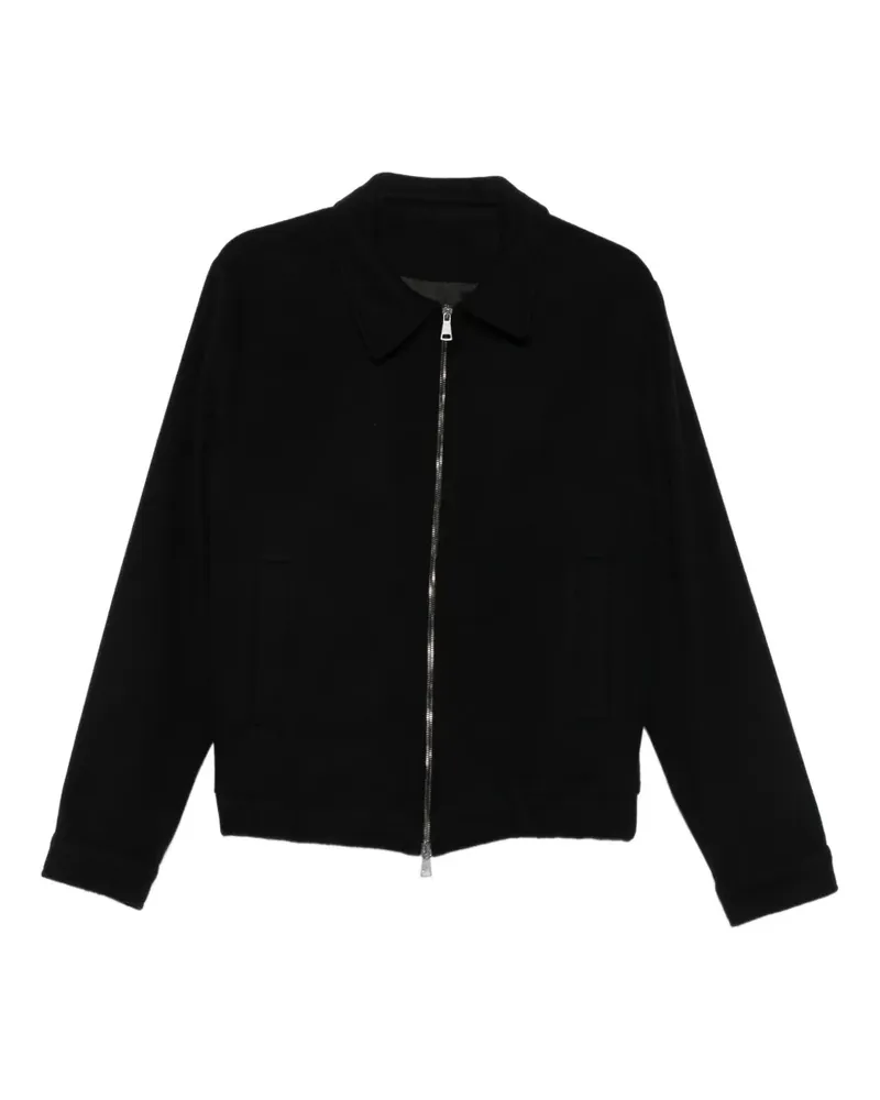 Costumein Hemdjacke mit Reißverschluss - Schwarz Schwarz