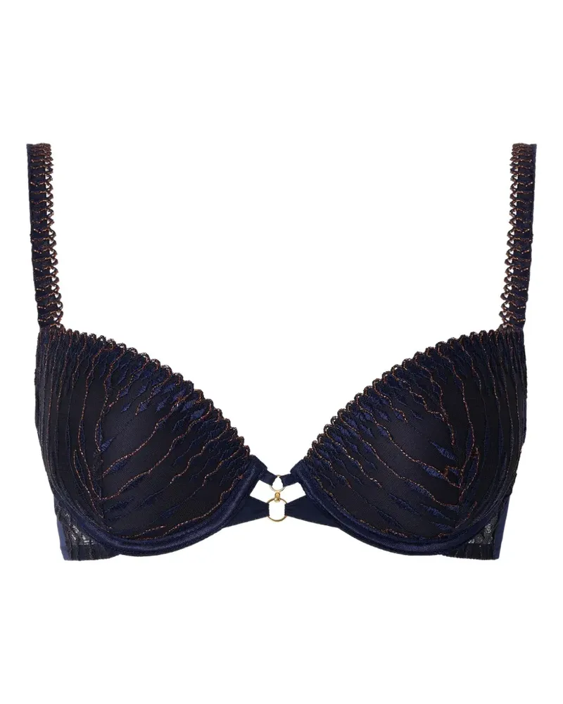 Aubade Voodoo Kiss Push-up-BH - Blau Blau