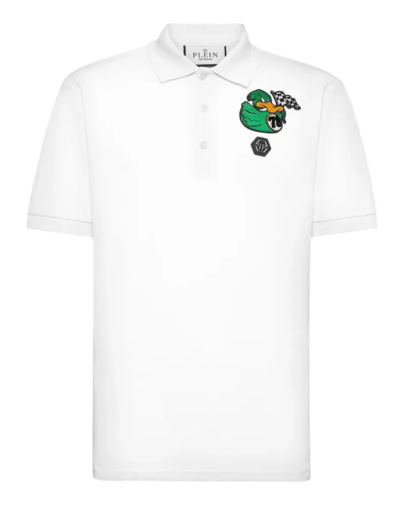 Philipp Plein Duck Poloshirt - Weiß Weiß