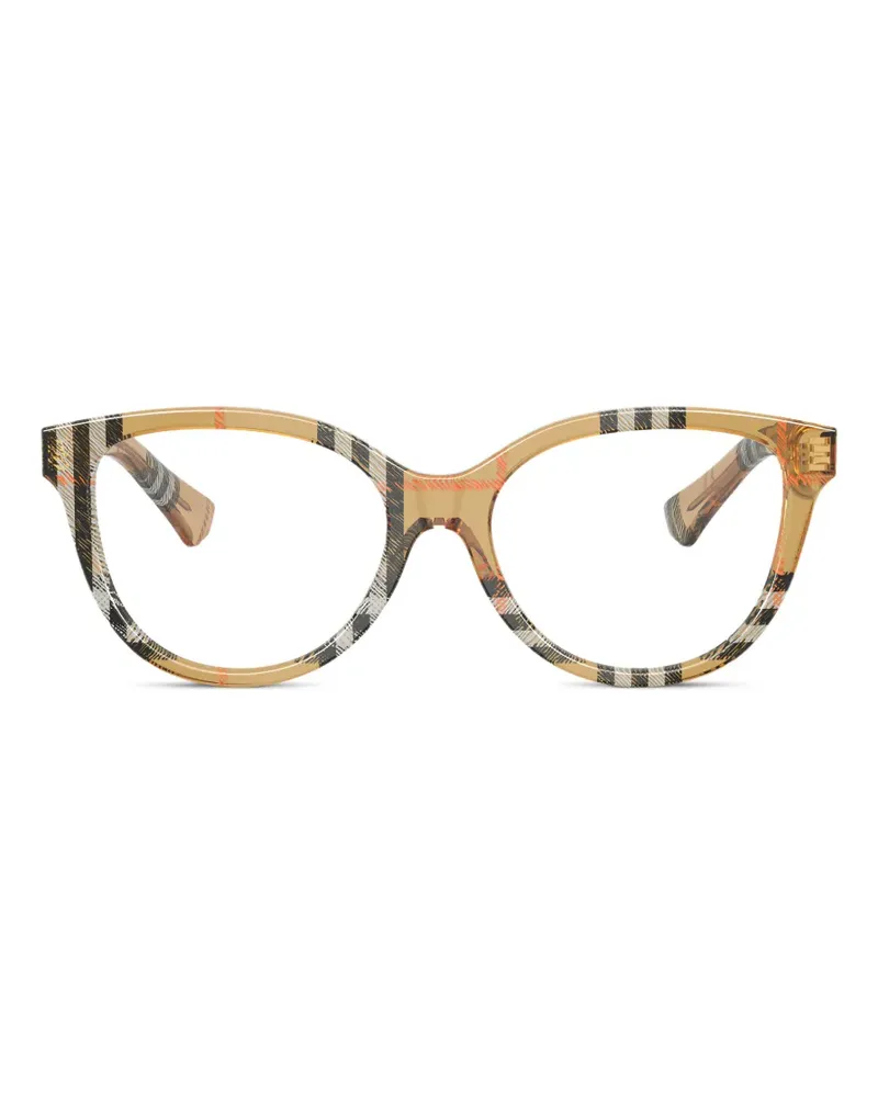 Burberry Karierte Cat-Eye-Brille - Nude Nude