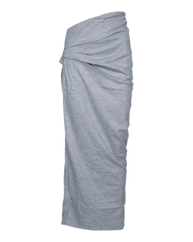 Entire Studios draped wool skirt - Grau Grau