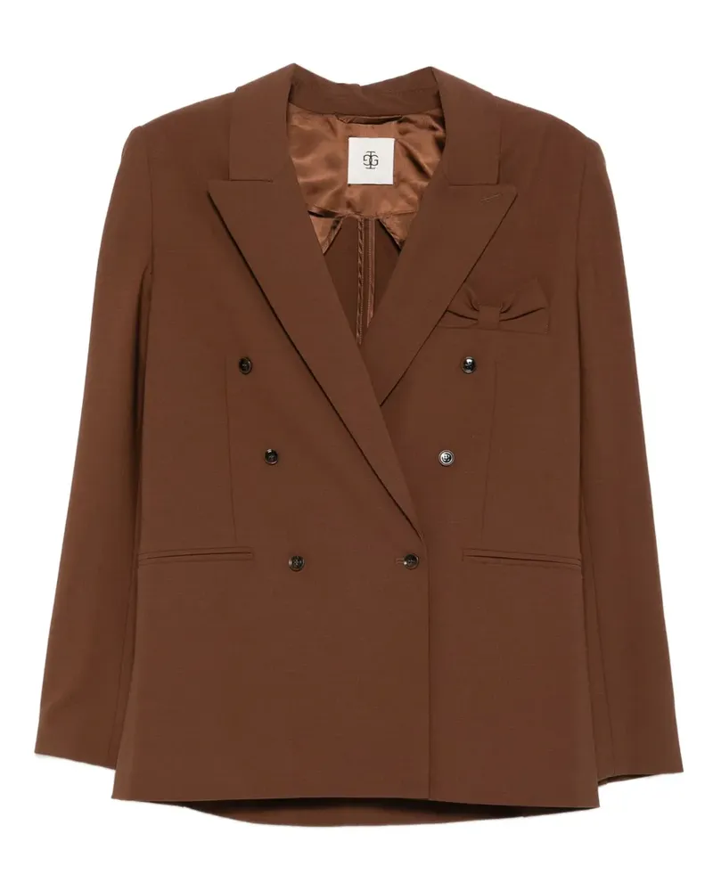 The Garment Blazer mit Schleife - Braun Braun