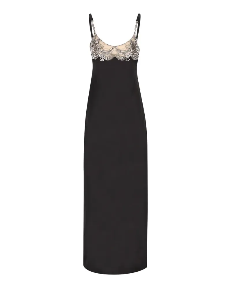 Valentino Garavani crystal-embellished gown - Schwarz Schwarz