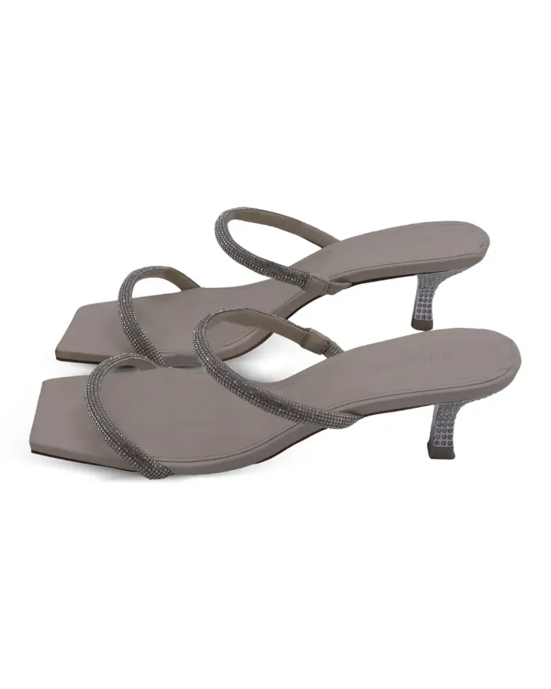 Cult Gaia Verzierte Nami Kitten-Heel-Sandalen - Nude Nude