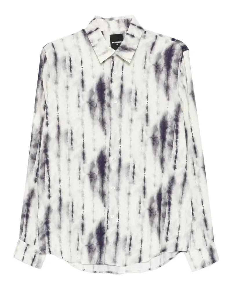 Patrizia Pepe tie-dye shirt - Weiß Weiß