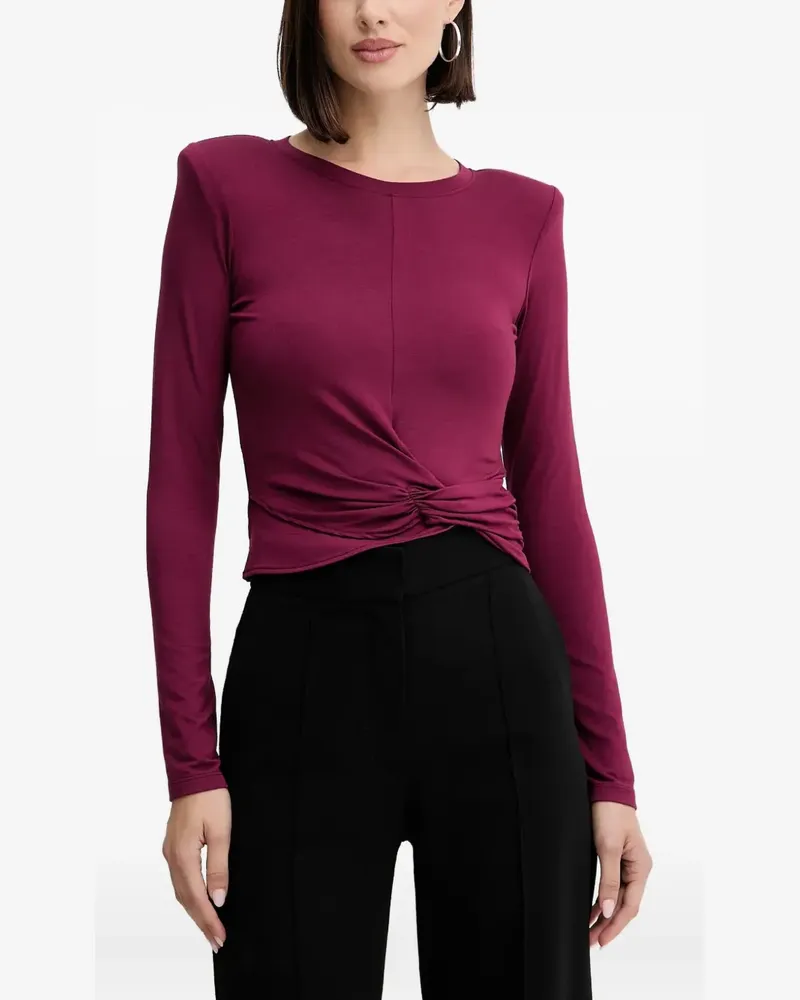 Simona Corsellini Top mit Knoten - Violett Violett