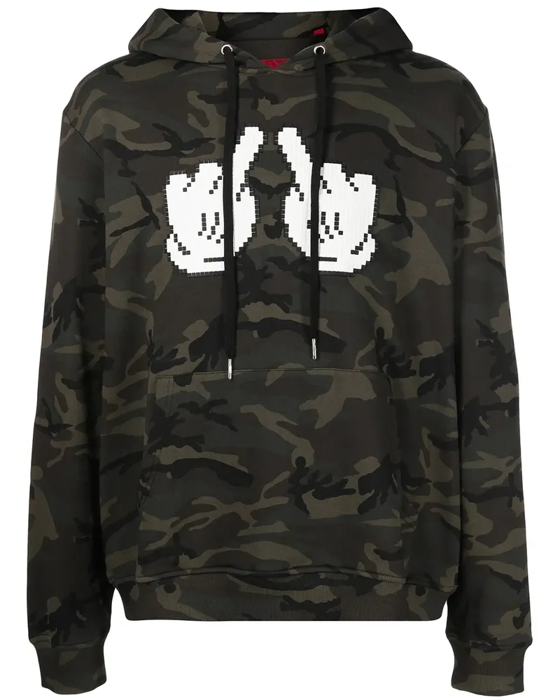 Mostly Heard Rarely Seen Hoodie mit FF-Print - Grün Grün