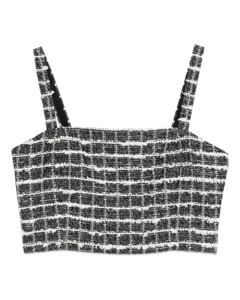 Iceberg Kariertes Oberteil - Schwarz Schwarz