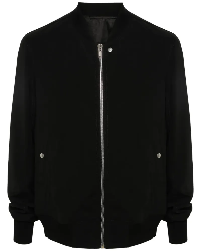 Rick Owens Classic Flight Jacke - Schwarz Schwarz