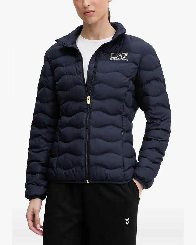 EA7 Gefütterte Jacke - Blau Blau