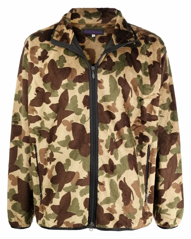 NEEDLES Bomberjacke mit Camouflage-Print - Grün Grün