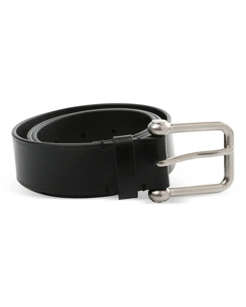 Ann Demeulemeester Marin leather belt - Schwarz Schwarz
