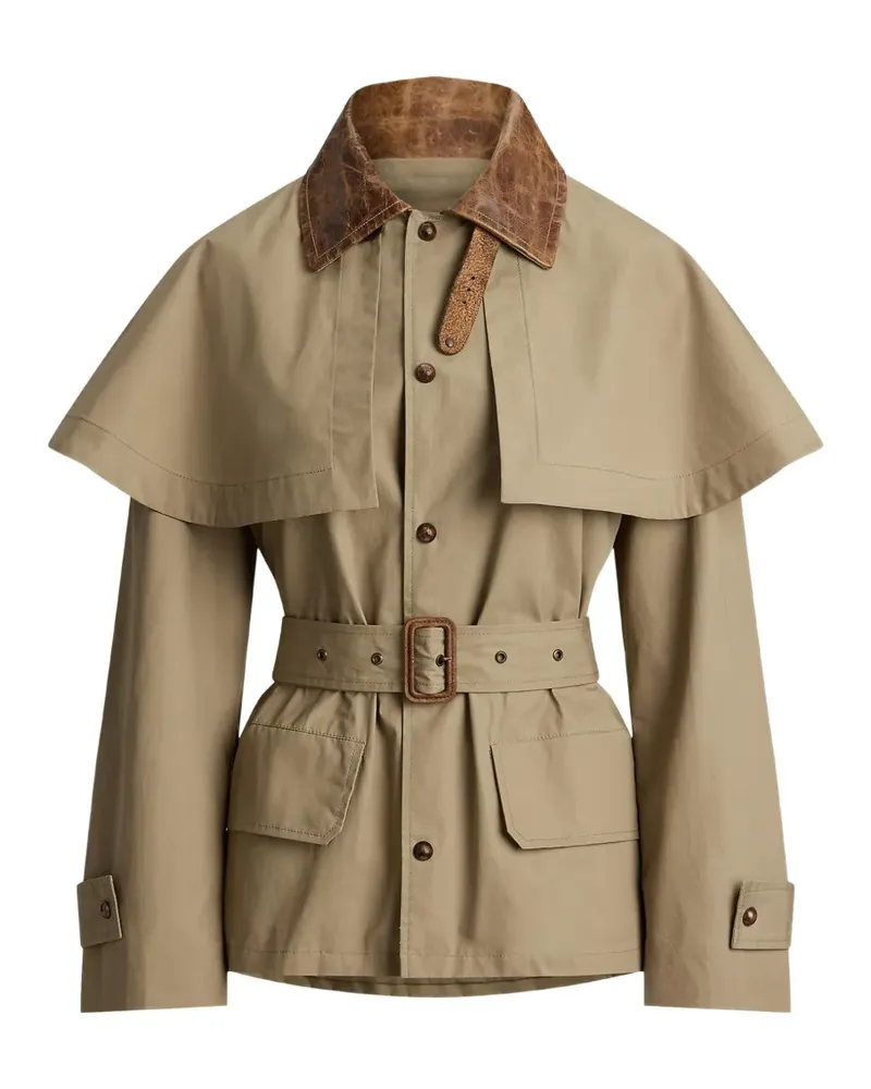 Ralph Lauren Jacke mit Cape-Overlay - Nude Nude
