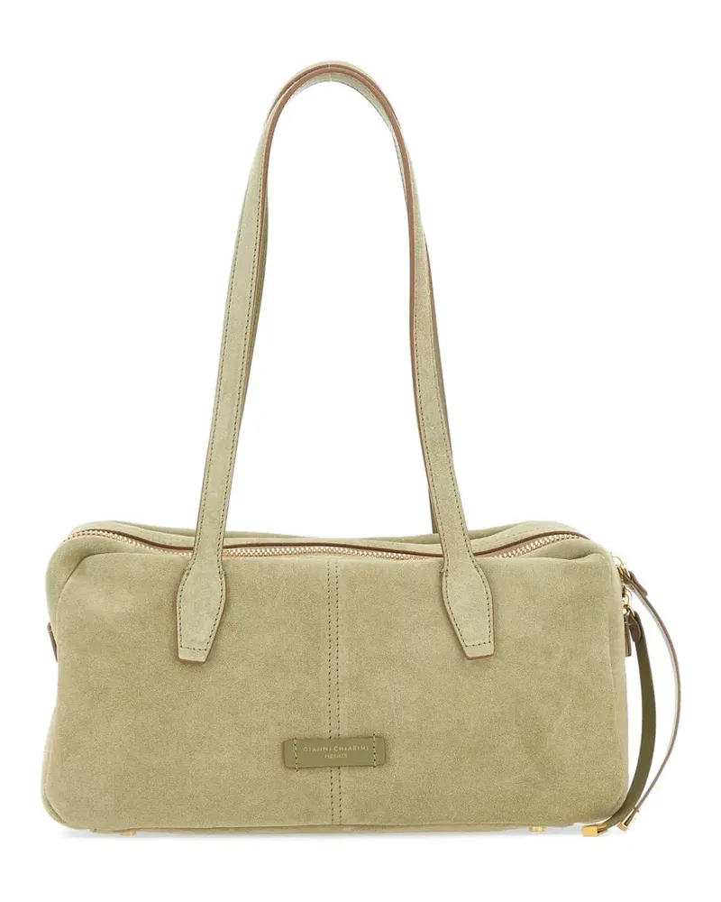 Gianni Chiarini Aryna Schultertasche aus Wildleder - Grün Grün