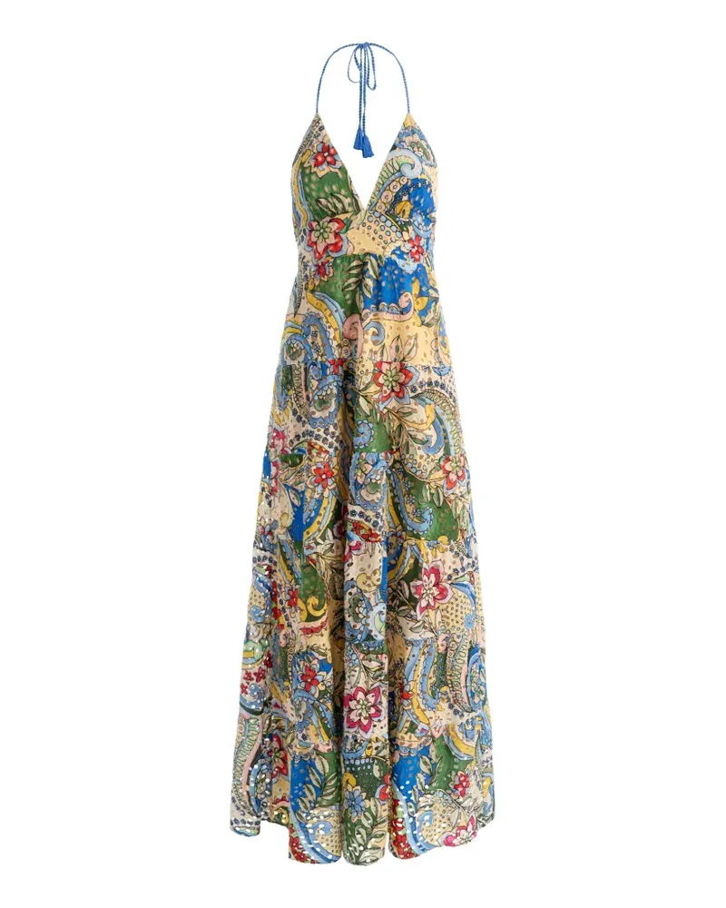 Alice + Olivia Karolina tiered paisley-print dress - Gelb Gelb