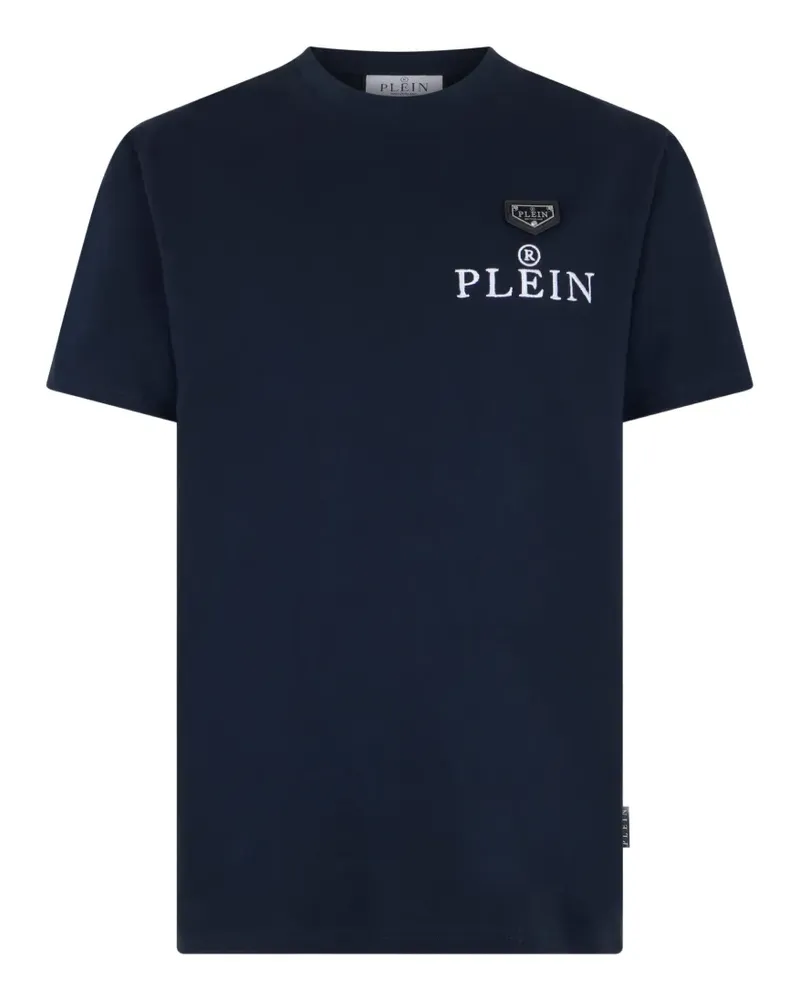 Philipp Plein Plein R T-Shirt aus Jersey - Blau Blau