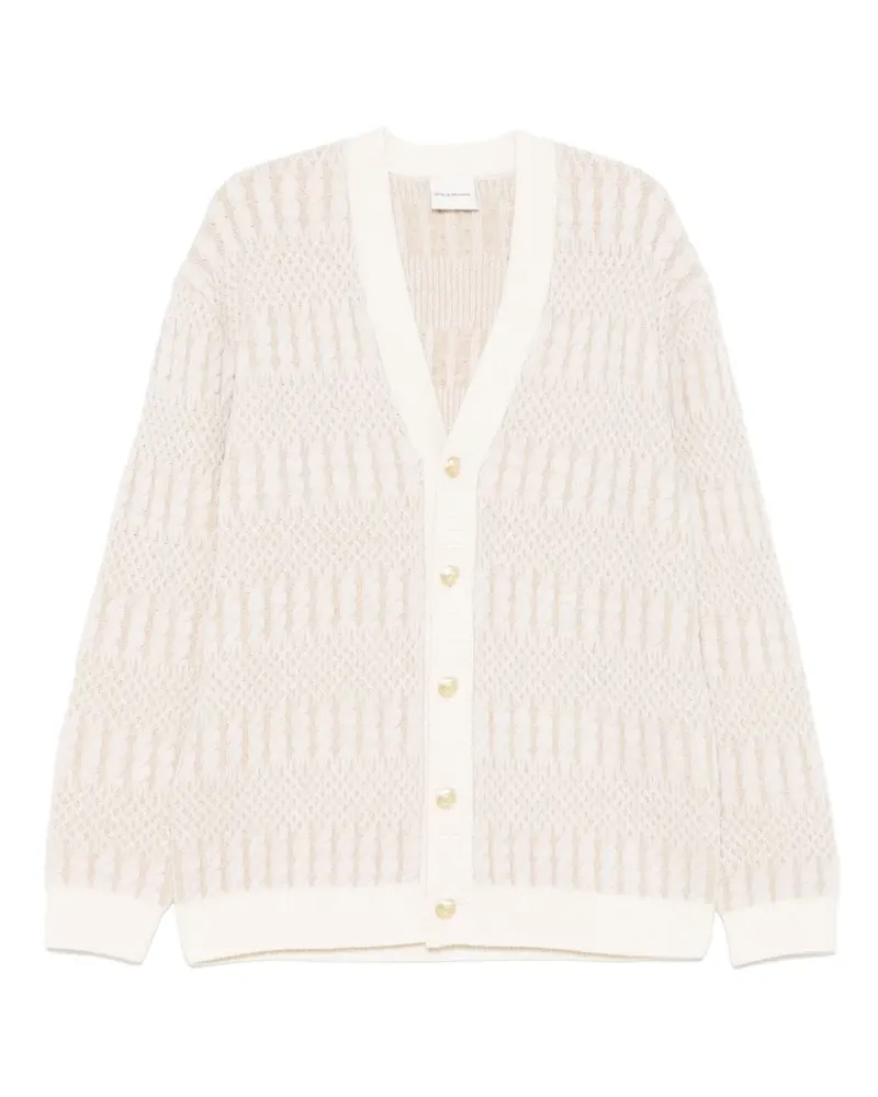 Drôle de Monsieur Cardigan aus Merinowolle - Nude Nude