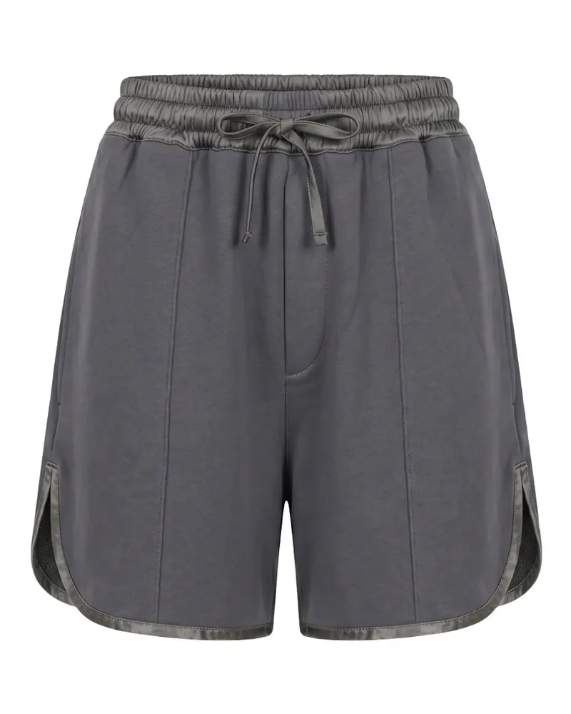 HALFBOY drawstring-waist contrast-trim shorts - Grau Grau