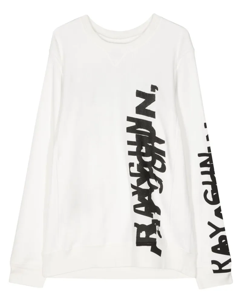 TheSoloIst Sweatshirt mit Graffiti-Print - Weiß Weiß