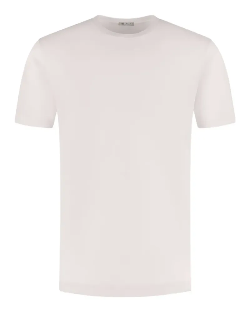 Stefan Brandt ELI SUPER 60 crew-neck T-shirt - Nude Nude