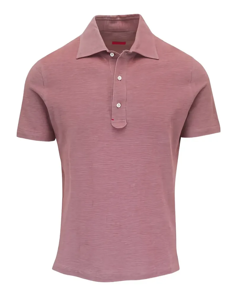 Isaia knit polo shirt - Rot Rot