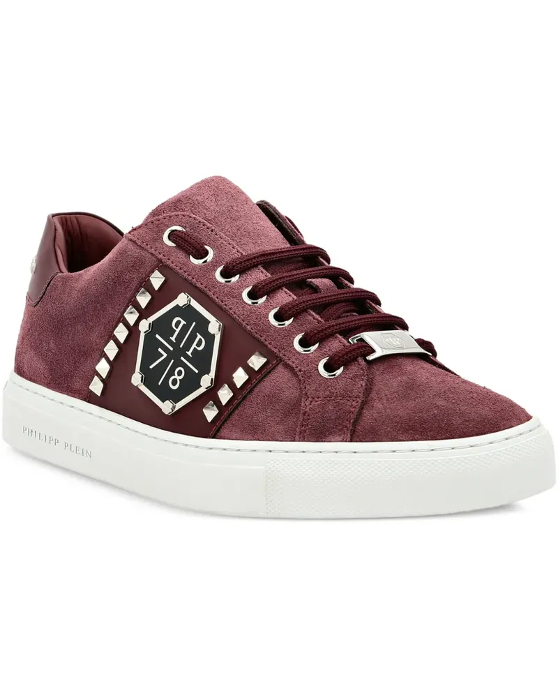 Philipp Plein Sneakers mit Nieten - Rot Rot